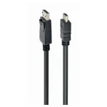 Gembird Cable DisplayPort male - HDMI male 1.8m Μαύρο (CC-DP-HDMI-4K-6) - Image 4