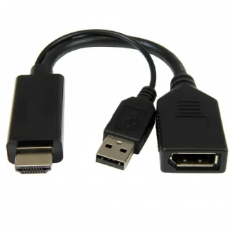 Cablexpert Μετατροπέας HDMI male σε DisplayPort female 1τμχ A-HDMIM-DPF-01