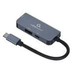 Cablexpert USB-C Docking Station με HDMI 4K PD Ασημί (A-CM-COMBO3-02) - Image 4