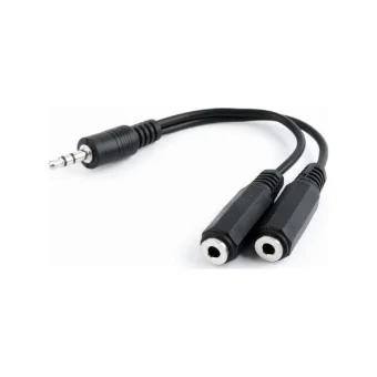Cablexpert Μετατροπέας 3.5mm male σε 3.5mm female 1τμχ CCA-415B CCA-415-0.1M