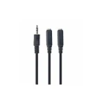 Cablexpert Μετατροπέας 3.5mm male σε 3.5mm female 1τμχ CCA-415B CCA-415-0.1M - Image 2