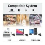 Qoltec Scanner Χειρός Ασύρματο με Δυνατότητα Ανάγνωσης 2D και QR Barcodes 50853 - Image 3