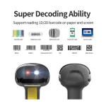 Qoltec Scanner Χειρός Ασύρματο με Δυνατότητα Ανάγνωσης 2D και QR Barcodes 50853 - Image 6