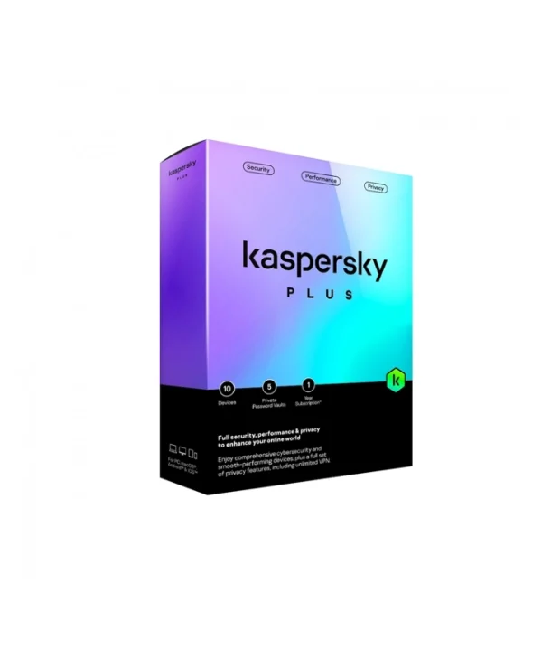 Kaspersky Plus για 5 Συσκευές και 1 Έτος Χρήσης KL1042O5EFS-MSB-EE