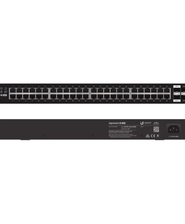 Ubiquiti EdgeSwitch ES-48-500W Managed L3 PoE+ Switch με 48 Θύρες Gigabit (1Gbps) Ethernet και 4 SFP Θύρες