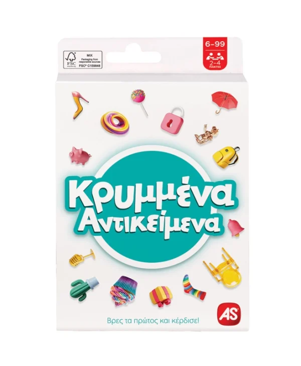 Επιτραπέζιο Παιχνίδι Κρυμμένα Αντικείμενα για 2-4 Παίκτες 6+ Ετών AS 1040-21409