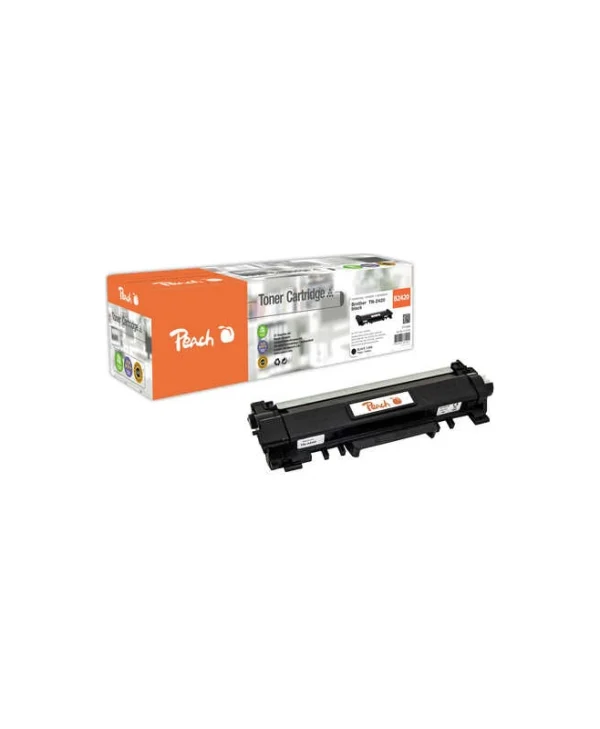 Peach Συμβατό Toner για Laser Εκτυπωτή Brother TN-2420BK 3000 Σελίδων Μαύρο PT1009