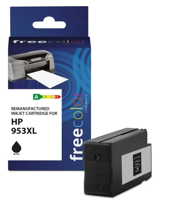 Freecolor Πακέτο Συμβατών Μελανιών Εκτυπωτή InkJet HP 953XL 975 Σελίδων 30ml Μαύρο 1τμχ K20829F7