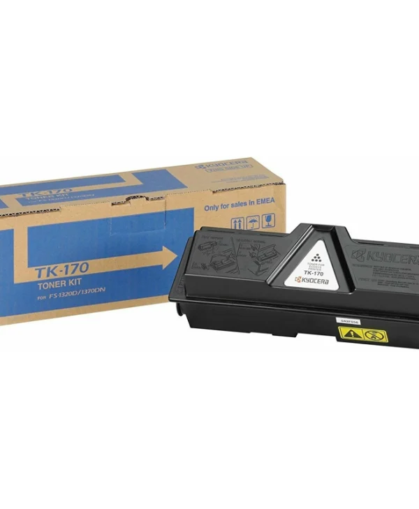 Kyocera TK-170 Γνήσιο Toner Laser Εκτυπωτή Μαύρο 7200 Σελίδων 1T02LZ0NL0 1T02LZ0NLC