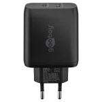 Goobay Φορτιστής Χωρίς Καλώδιο με Θύρα USB-A και Θύρα USB-C Power Delivery Μαύρος (65409) - Image 2