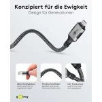 Goobay Μετατροπέας USB-C male σε Ethernet male Γκρι 1τμχ 70697 - Image 2