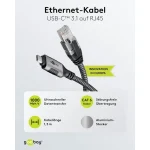 Goobay Μετατροπέας USB-C male σε Ethernet male Γκρι 1τμχ 70697 - Image 3