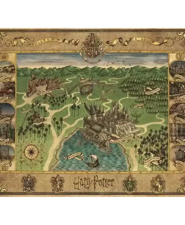 Ravensburger Puzzle 120007203 Harry Potter Hogwarts Map 1500 Pieces