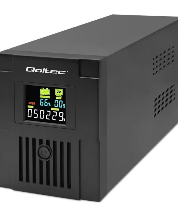 Qoltec UPS Line-Interactive 2000VA 1200W με 2 IEC Πρίζες 53771