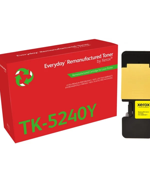 Xerox Συμβατό Toner για Laser Εκτυπωτή Xerox TK-5240Y Κίτρινο 006R04811