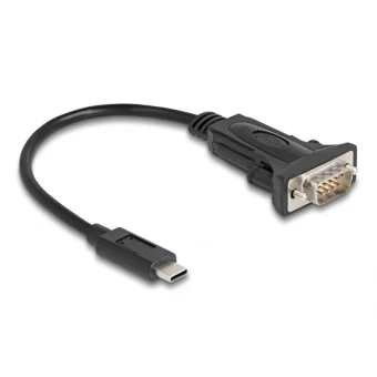 DeLock Μετατροπέας USB-C male σε Serial male 1τμχ 64125