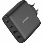 Otterbox Φορτιστής Χωρίς Καλώδιο GaN με 2 Θύρες USB-A και 2 Θύρες USB-C 100W Μαύρος (78-81343) 100045768