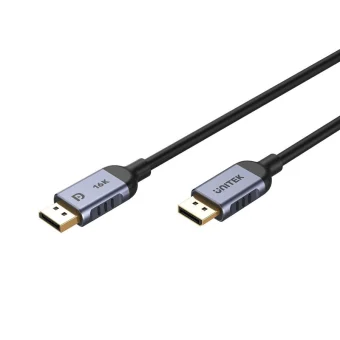 Unitek Cable DisplayPort male - DisplayPort male 1.5m Μαύρο (C1626GY01-1.5M)