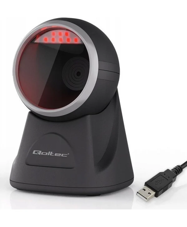 Qoltec Fixed Scanner Ενσύρματο με Δυνατότητα Ανάγνωσης 2D και QR Barcodes 50879