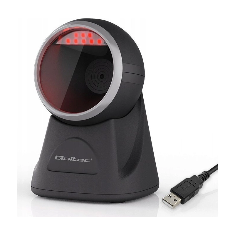 1 Qoltec Fixed Scanner Ενσύρματο με Δυνατότητα Ανάγνωσης 2D και QR Barcodes 50879 - Image 1