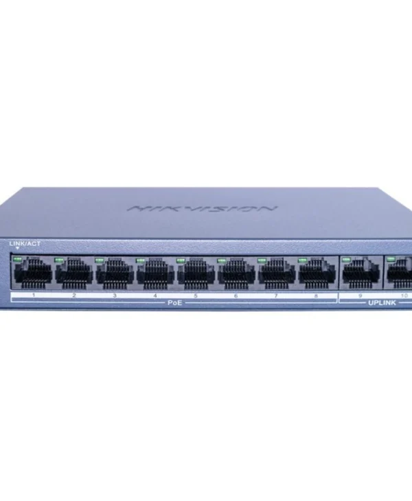 Hikvision DS-XS0110-P/Polish Unmanaged L2 PoE Switch με 10 Θύρες Ethernet 52452