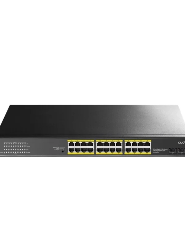 Cudy GS1028PS2 Unmanaged L2 PoE+ Switch με 24 Θύρες Gigabit (1Gbps) Ethernet και 2 SFP Θύρες