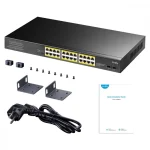 Cudy GS1028PS2 Unmanaged L2 PoE+ Switch με 24 Θύρες Gigabit (1Gbps) Ethernet και 2 SFP Θύρες - Image 4