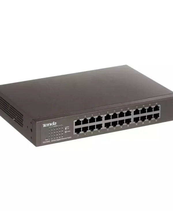 Tenda TEG1024D Unmanaged L2 PoE Switch με 24 Θύρες Gigabit (1Gbps) Ethernet
