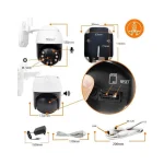 Orllo Z20 IP Κάμερα Παρακολούθησης Wi-Fi 4K Αδιάβροχη με Αμφίδρομη Επικοινωνία και Φακό 3.6mm 53332 - Image 6