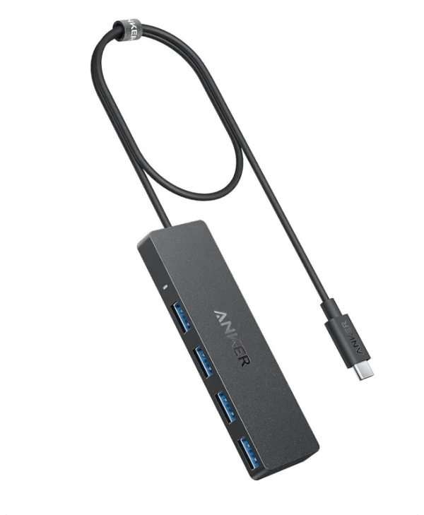 Anker USB 2.0 Hub 4 Θυρών με σύνδεση USB-C A8309G11