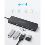 Anker USB 2.0 Hub 4 Θυρών με σύνδεση USB-C A8309G11 - Image 2
