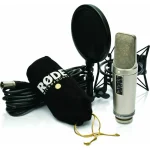 Rode NT2-A Σετ Πυκνωτικό Μικρόφωνο XLR Shock Mounted για Φωνητικά σε Χρυσό Χρώμα NT2A - Image 4