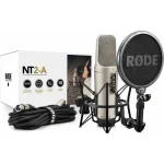 Rode NT2-A Σετ Πυκνωτικό Μικρόφωνο XLR Shock Mounted για Φωνητικά σε Χρυσό Χρώμα NT2A - Image 5