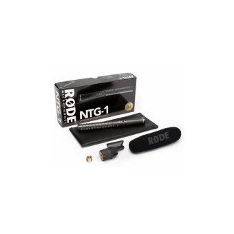 Rode NTG1 Σετ Πυκνωτικό Μικρόφωνο XLR Shock Mounted Δημοσιογραφικό