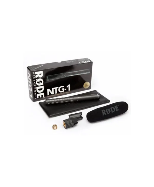 Rode NTG1 Σετ Πυκνωτικό Μικρόφωνο XLR Shock Mounted Δημοσιογραφικό