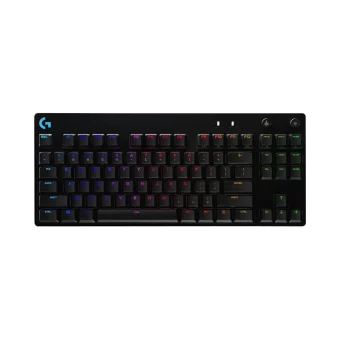 Logitech G Pro Gaming Μηχανικό Πληκτρολόγιο Tenkeyless με GX Blue διακόπτες και RGB φωτισμό (Αγγλικό UK) 6275105