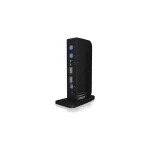 Icy Box USB-C / USB-A Docking Station με HDMI/DisplayPort 4K PD Ethernet και σύνδεση 2 Οθονών Μαύρο (IB-DK2252AC) - Image 2