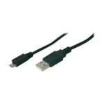 Digitus Regular USB 2.0 to micro USB Cable Μαύρο 3m (AK-300110-030-S) - Image 2