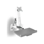 Icy Box Επιτοίχια Βάση Οθόνης έως 24" Λευκή (IB-MS600-W)