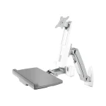 Icy Box Επιτοίχια Βάση Οθόνης έως 24" Λευκή (IB-MS600-W) - Image 3