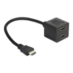 DeLock Μετατροπέας HDMI male σε HDMI 2x female 1τμχ 65226 - Image 3