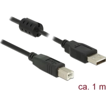 DeLock USB 2.0 Cable USB-A male - USB-B male 1m (84895)