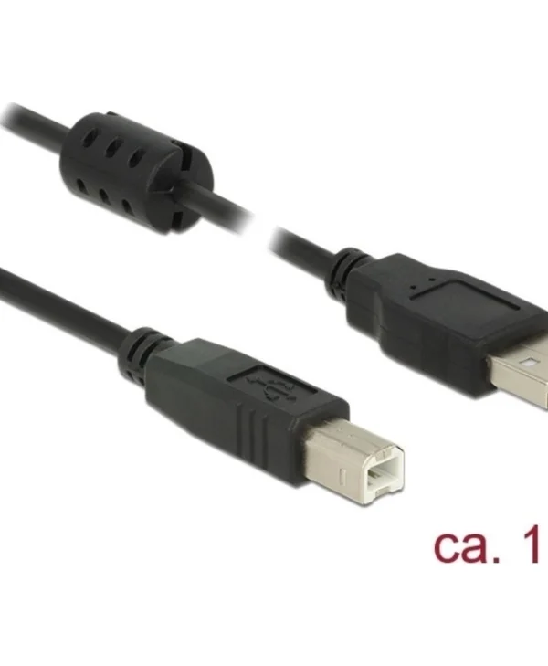 DeLock USB 2.0 Cable USB-A male - USB-B male 1m (84895)