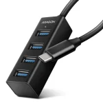 Axagon USB 3.2 Hub 4 Θυρών με σύνδεση USB-C HUE-M1C - Image 2