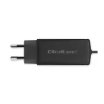 Qoltec Φορτιστής με Ενσωματωμένο Καλώδιο GaN USB-C 65W Power Delivery / Quick Charge 4.0 Μαύρος (52419) - Image 2