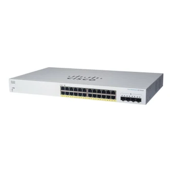 Cisco CBS220-24FP-4G-EU Managed L2 Switch με 24 Θύρες Gigabit (1Gbps) Ethernet και 4 SFP Θύρες