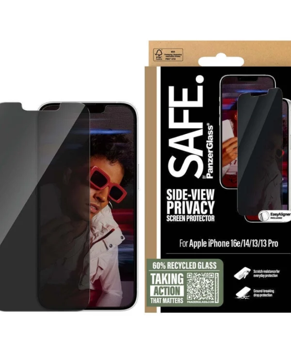 Safe Privacy Tempered Glass (iPhone 17e / 16e / 14 / 13 / 13 Pro) SARPUWFG29845