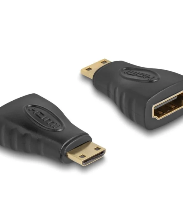 DeLock Μετατροπέας HDMI male σε HDMI female Χρυσό 1τμχ (65244)