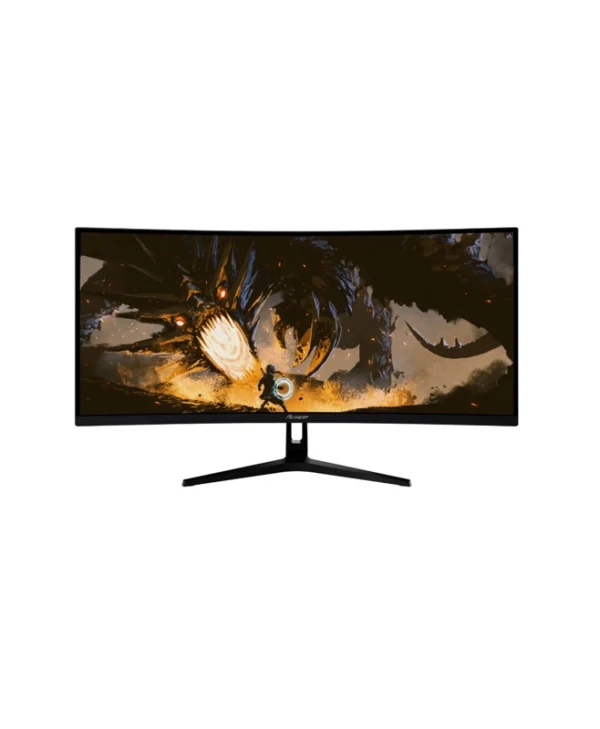Arozzi Nova 34T2K165 Ultrawide VA HDR Curved Gaming Monitor 34" QHD 3440x1440 165Hz AZ-NO-34T2K165-BK