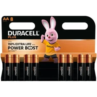 Duracell Plus Αλκαλικές Μπαταρίες AA 1.5V 8τμχ 176140
